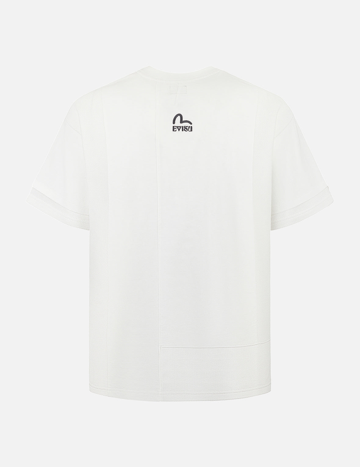 多重印花和拼布宽版休闲T恤